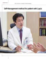 [ENG_Health Column] Self-Management method for patient with Lupus